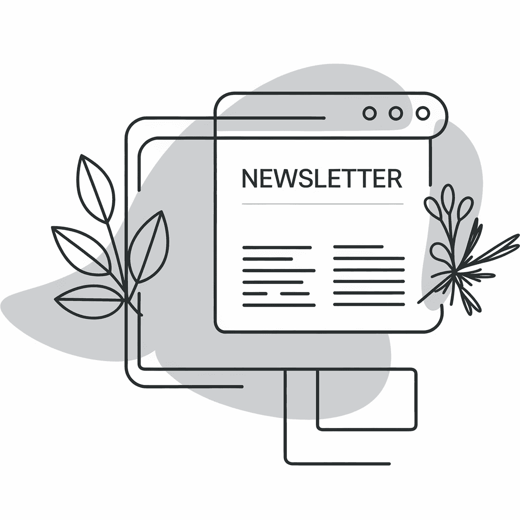 Herbalist engaging with clients through email and content marketing