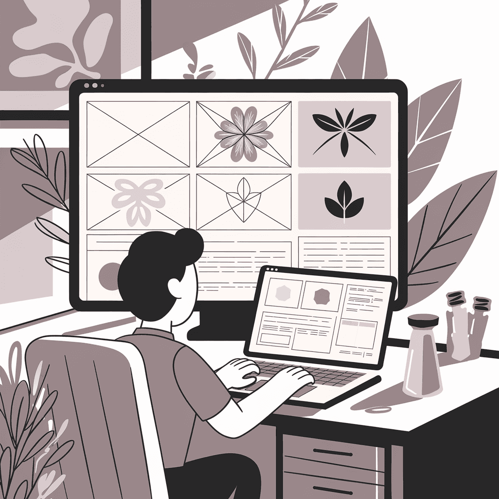 Herbalist website optimized for local SEO