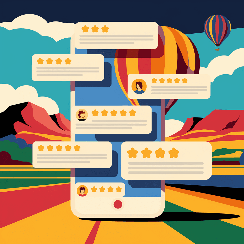 Paid digital advertising for balloon tours