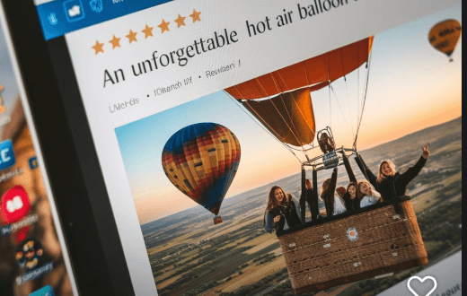 Customer reviews for hot air balloon tour