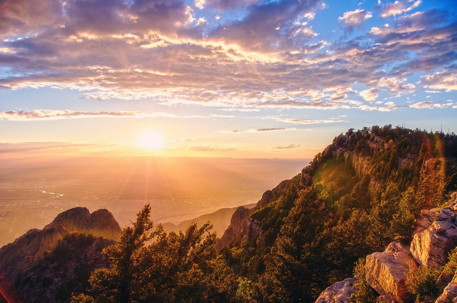 The Sandia Mountains